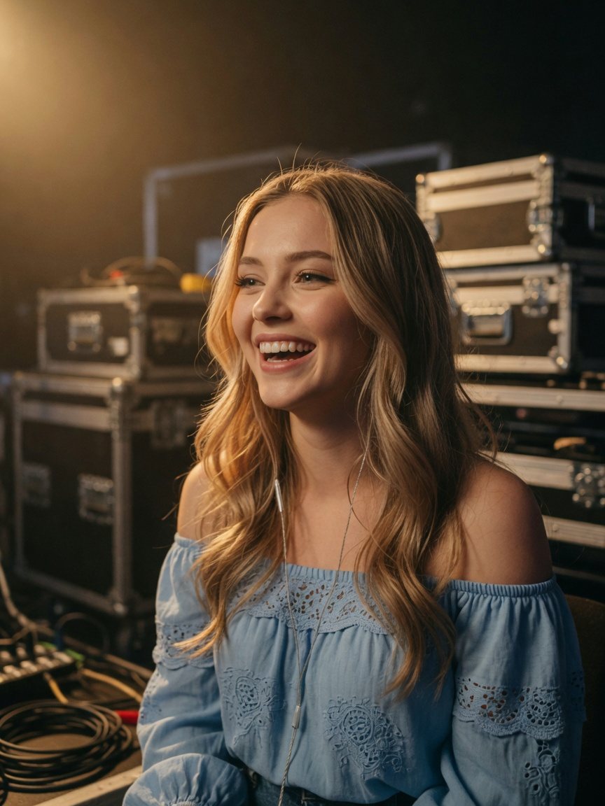 Roro Bebé backstage
